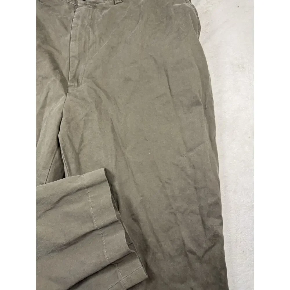 Polo Ralph Lauren Prospect Pants Mens Olive Khaki 100% Cotton Chino 38/30